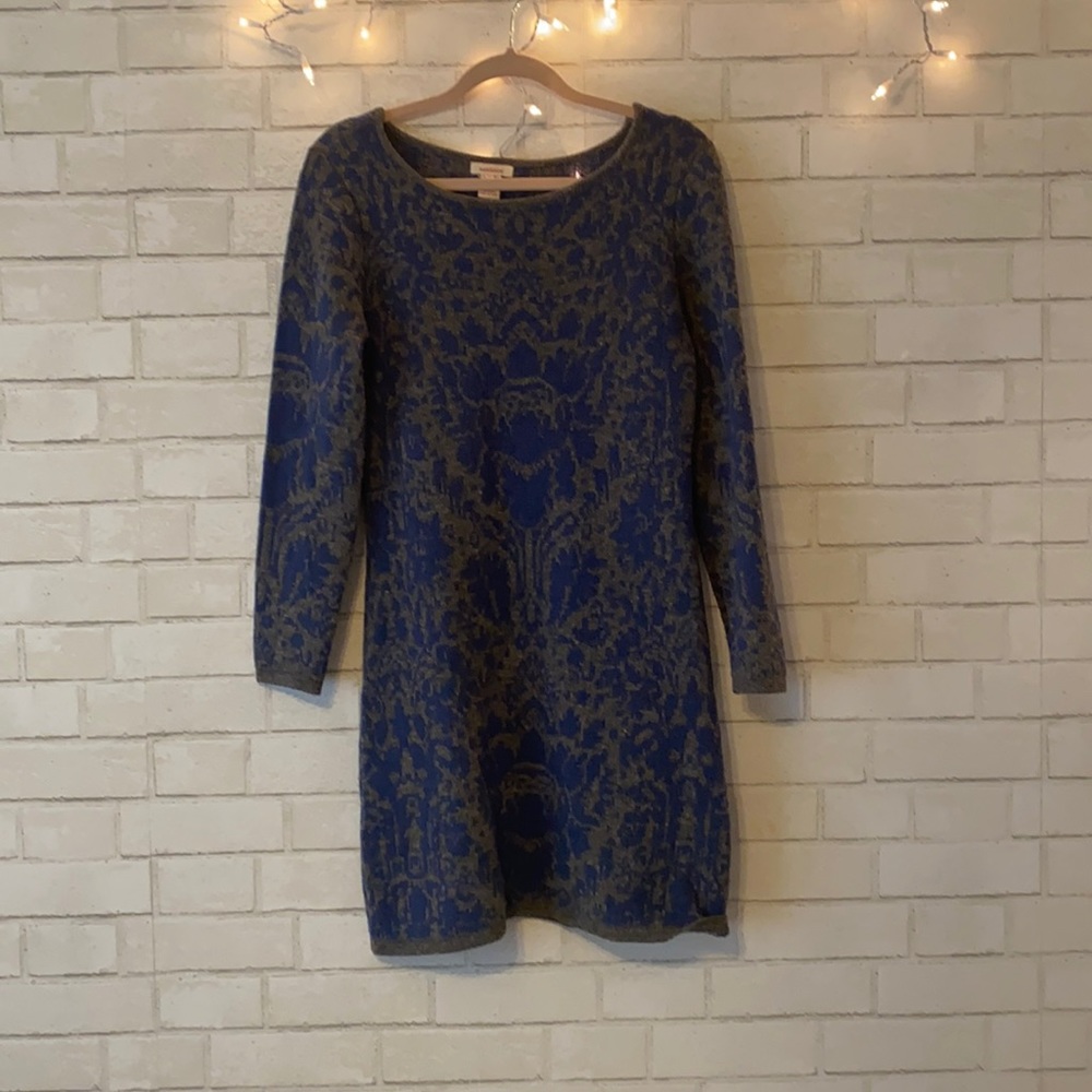 Wool sweater dress